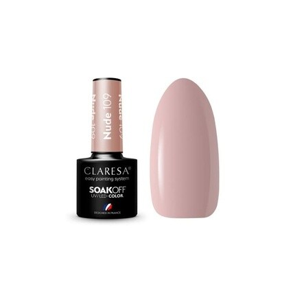 109 телесный УФ-лак для ногтей, 5 мл, Claresa
109 телесный УФ-лак для ногтей, 5 мл, Claresa