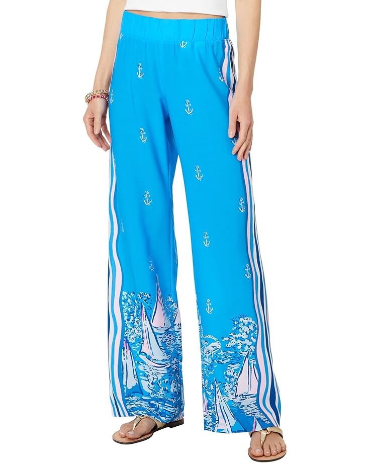 Брюки Lilly Pulitzer Bal Harbour Palazzo, цвет Lunar Blue A Lil Nauti Engineered Pants
Брюки Lilly Pulitzer Bal Harbour Palazzo, цвет Lunar Blue A Lil Nauti Engineered Pants