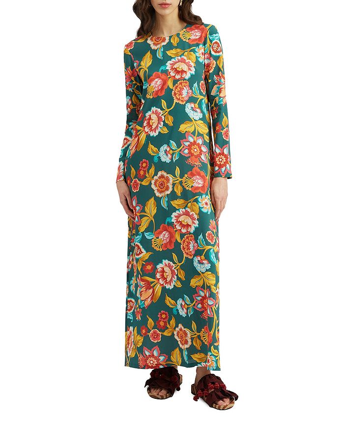 Длинное платье-колокол с длинными рукавами La DoubleJ, зеленый
Длинное платье-колокол с длинными рукавами La DoubleJ, зеленый