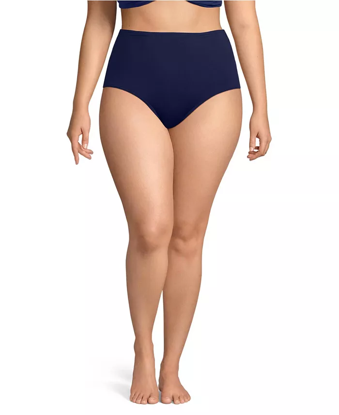 Женский корректирующий костюм с высокой талией и плавками бикини Lands' End, синий
Женский корректирующий костюм с высокой талией и плавками бикини Lands' End, синий