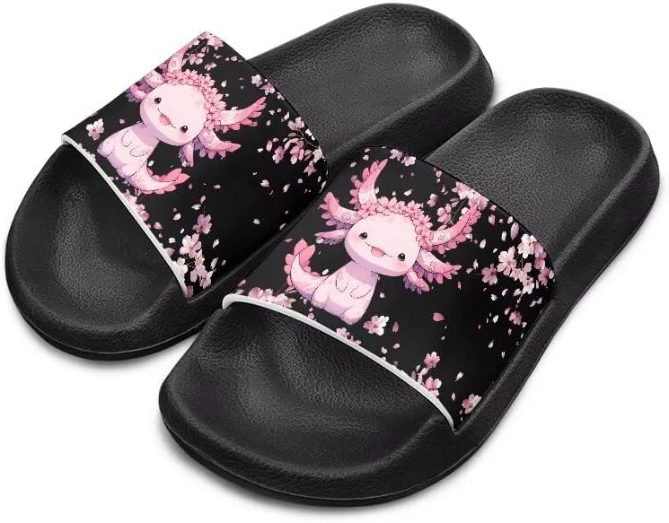 Унисекс шлепанцы для девочек и мальчиков, удобные тапочки, нескользящие для душа, домашняя мода, толстая подошва, для дома и улицы, подарки Cugasmaru, Axolotl Cherry Blossom
Унисекс шлепанцы для девочек и мальчиков, удобные тапочки, нескользящие для душа, домашняя мода, толстая подошва, для дома и улицы, подарки Cugasmaru, Axolotl Cherry Blossom