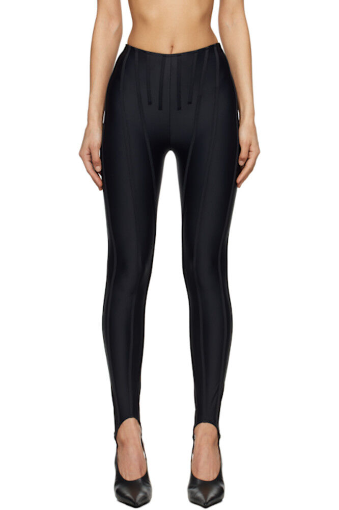 Черные корсетные леггинсы Mugler
Черные корсетные леггинсы Mugler