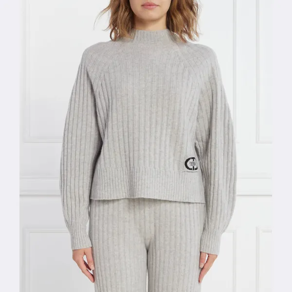 Шерстяной свитер обычного кроя с добавлением кашемира Twin-Set, серый
Шерстяной свитер обычного кроя с добавлением кашемира Twin-Set, серый