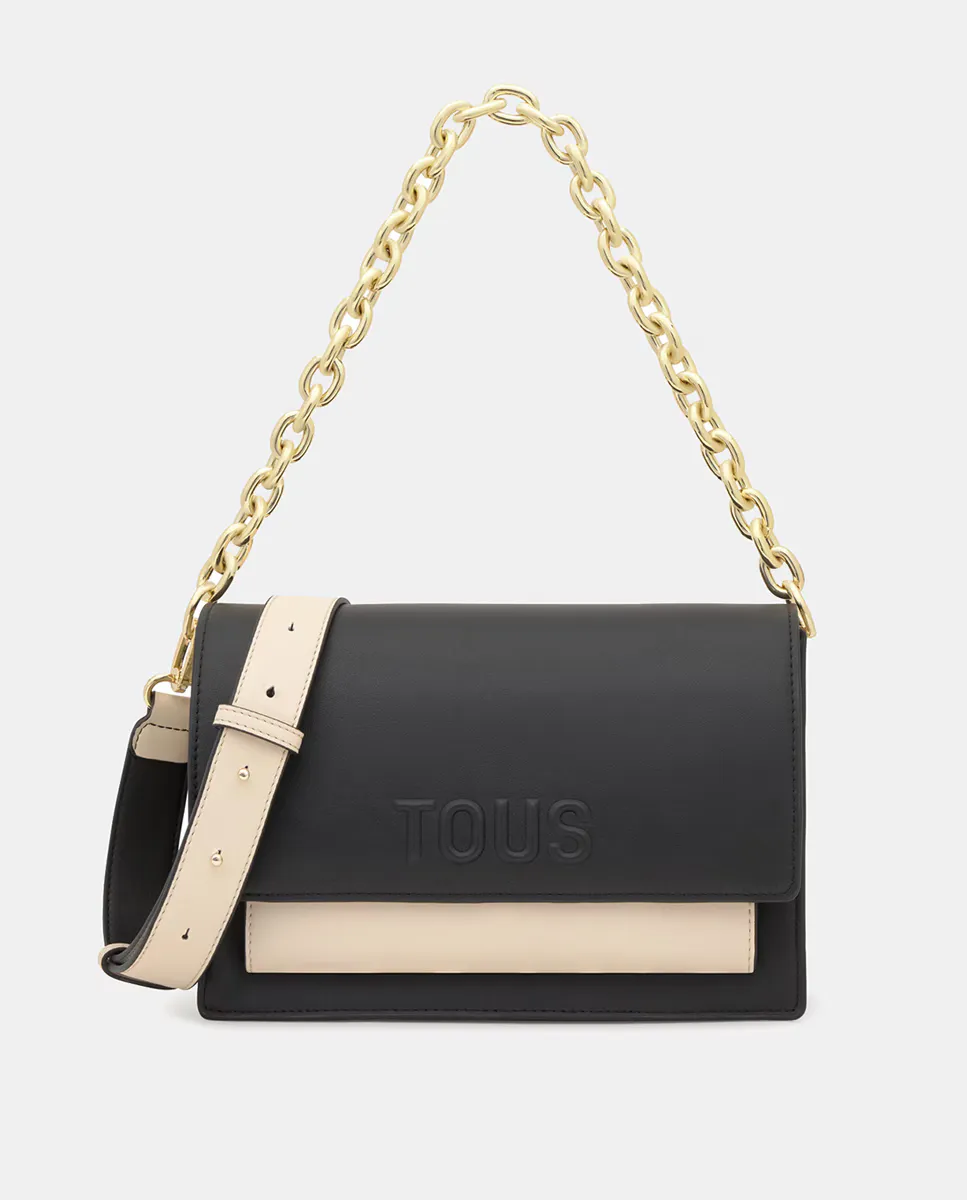 Средняя сумка-кроссбоди с магнитной кнопкой и клапаном Tous, черный
Средняя сумка-кроссбоди с магнитной кнопкой и клапаном Tous, черный