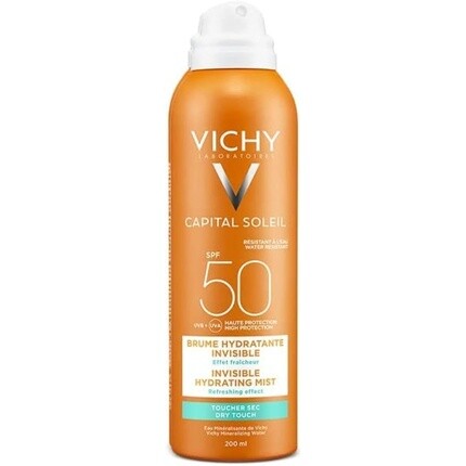 Capital Soleil Солнцезащитный спрей Spf 50 200мл, Vichy
Capital Soleil Солнцезащитный спрей Spf 50 200мл, Vichy