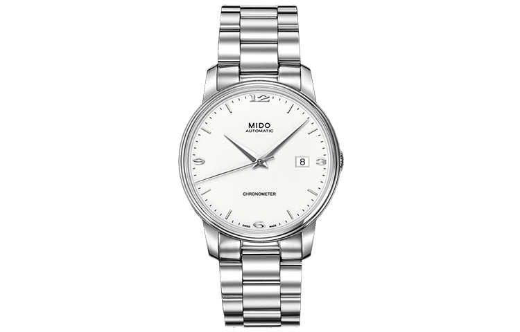 MIDO Часы Men's Baroncelli Watch, White
MIDO Часы Men's Baroncelli Watch, White