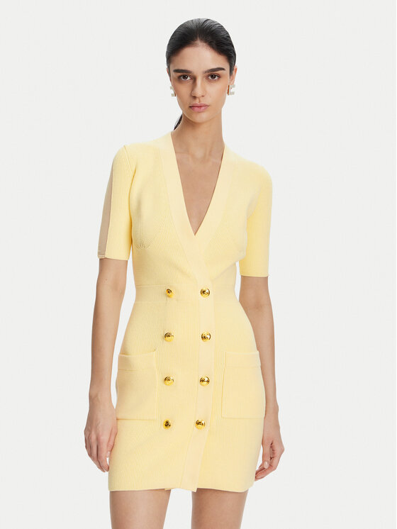 Вязаное платье regular fit AM-66S-51E2 Elisabetta Franchi, желтый
Вязаное платье regular fit AM-66S-51E2 Elisabetta Franchi, желтый