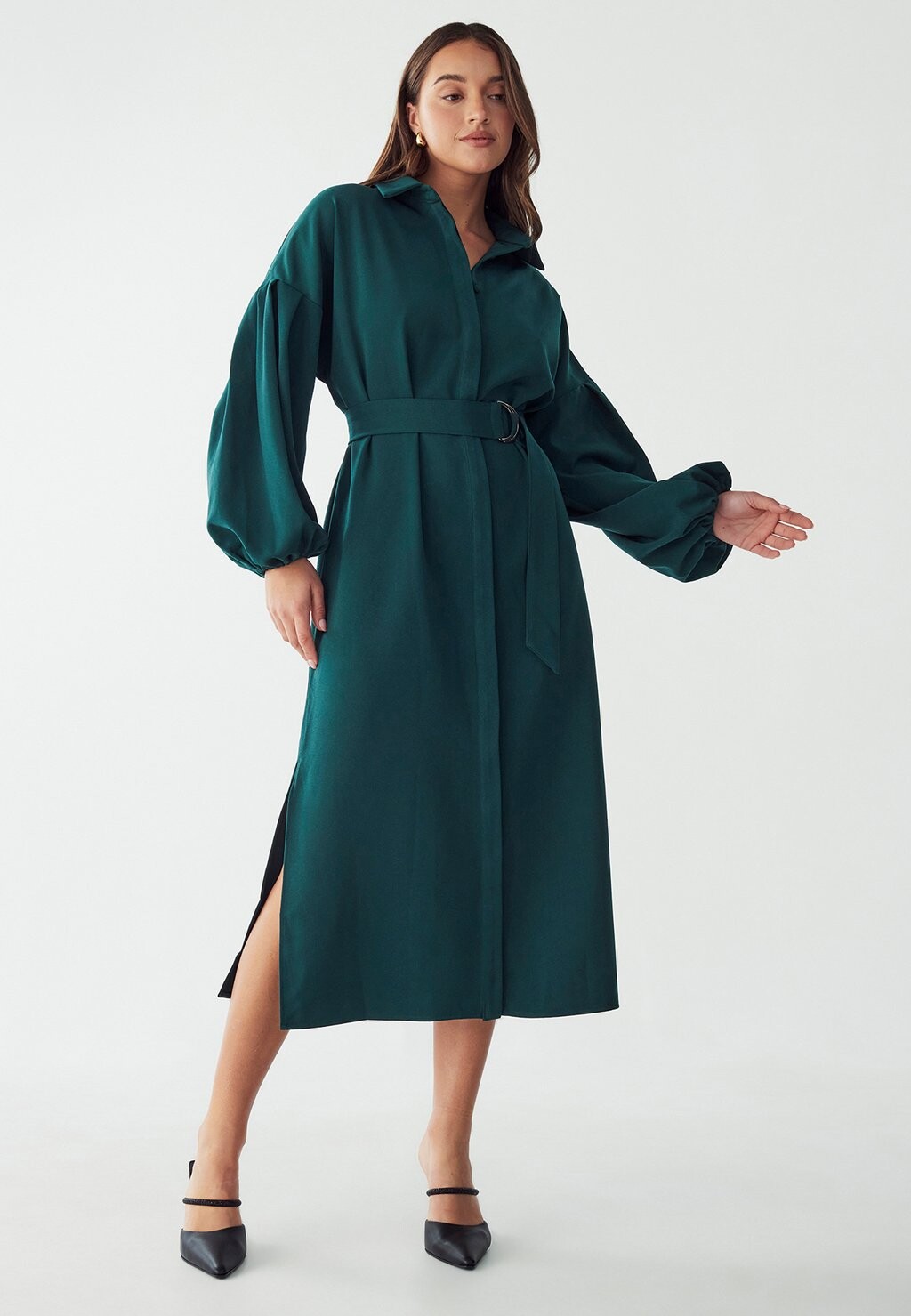 Платье-рубашка WILLA, зеленый
Платье-рубашка WILLA, зеленый