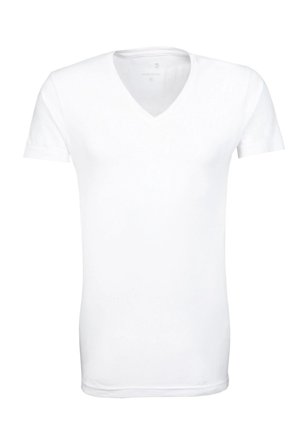 Футболка, V-образный вырез, однотонная, мужская Seidensticker, белый
Футболка, V-образный вырез, однотонная, мужская Seidensticker, белый