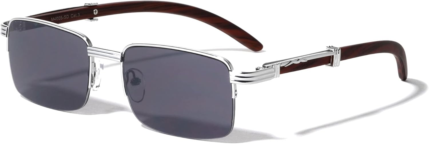 Солнцезащитные очки Harrisburg без оправы, прямоугольной формы, в стиле 90-х, винтажные, с тонированными линзами, квадратная полуободковая оправа, для женщин и мужчин, M4005-SD Sunglasses Luxe, Black Silver
Солнцезащитные очки Harrisburg без оправы, прямоугольной формы, в стиле 90-х, винтажные, с тонированными линзами, квадратная полуободковая оправа, для женщин и мужчин, M4005-SD Sunglasses Luxe, Black Silver