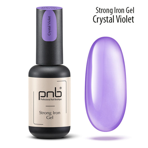 Гель для моделирования ногтей УФ/LED кристаллический фиолетовый, 8 мл Pnb Strong iron gel, цвет сrystal violet
Гель для моделирования ногтей УФ/LED кристаллический фиолетовый, 8 мл Pnb Strong iron gel, цвет сrystal violet