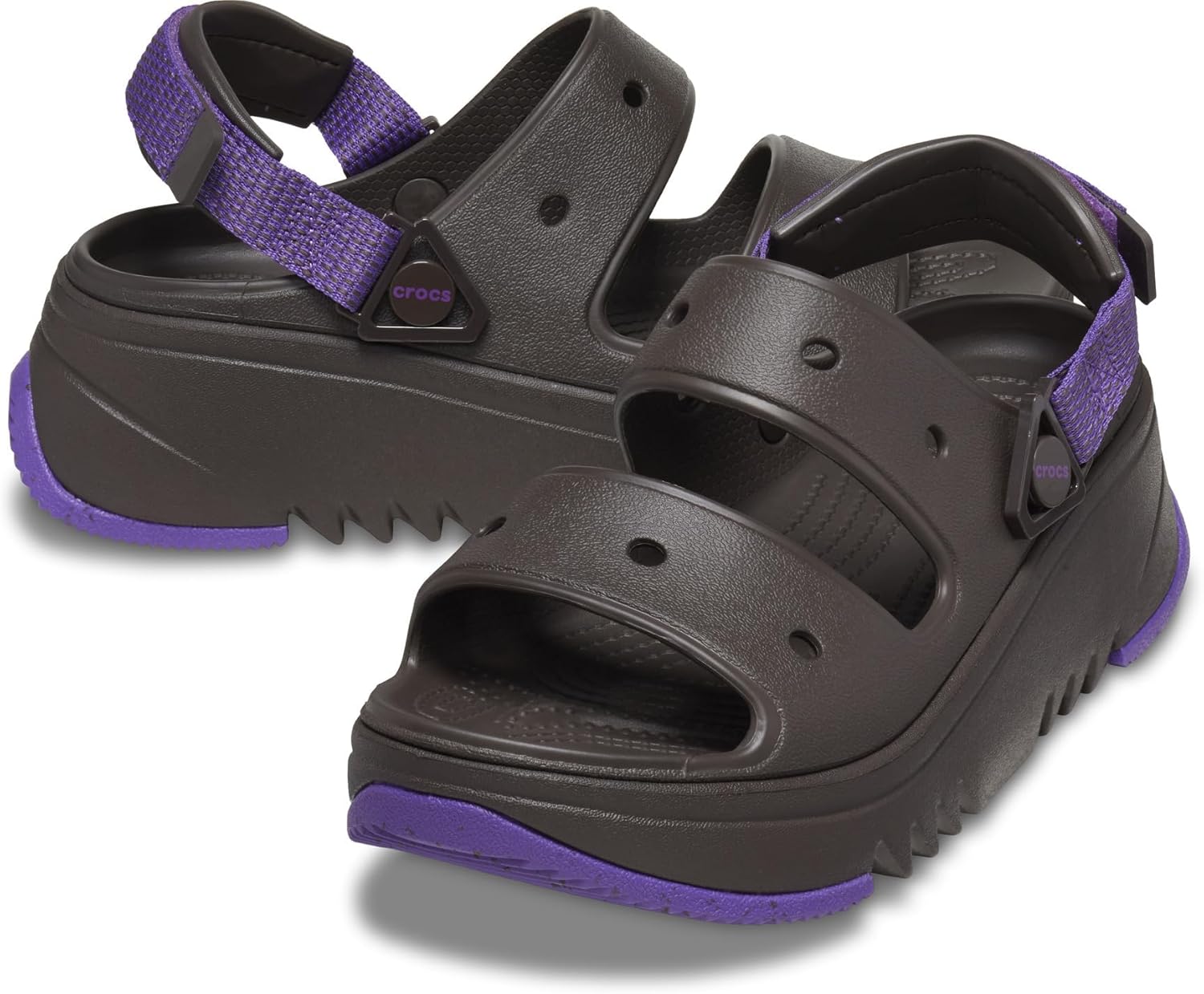 Сандалии Crocs Classic Hikercape унисекс на платформе - массивная платформа - ремешок сзади - верх с двумя ремешками, фиолетовый
Сандалии Crocs Classic Hikercape унисекс на платформе - массивная платформа - ремешок сзади - верх с двумя ремешками, фиолетовый