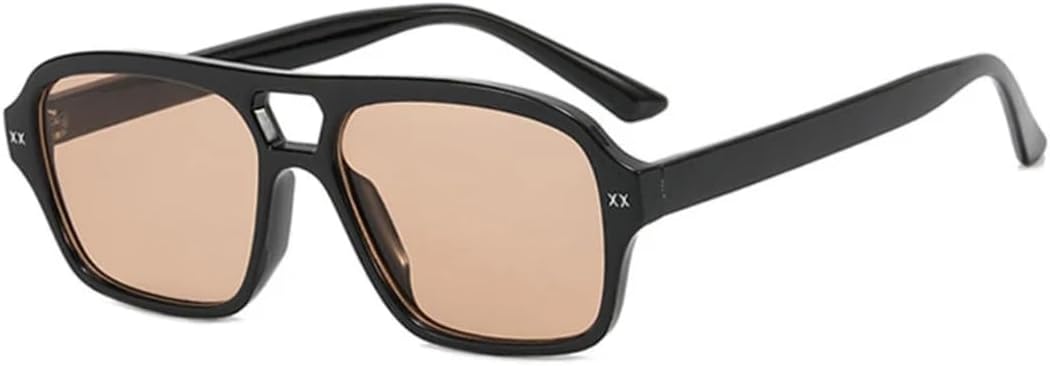 Классические винтажные солнцезащитные очки с двойной перемычкой для женщин и мужчин, ретро-стиль, модные очки для вождения, путешествий, защита от УФ-излучения UV400 VVTWSSW, Black Tea
Классические винтажные солнцезащитные очки с двойной перемычкой для женщин и мужчин, ретро-стиль, модные очки для вождения, путешествий, защита от УФ-излучения UV400 VVTWSSW, Black Tea