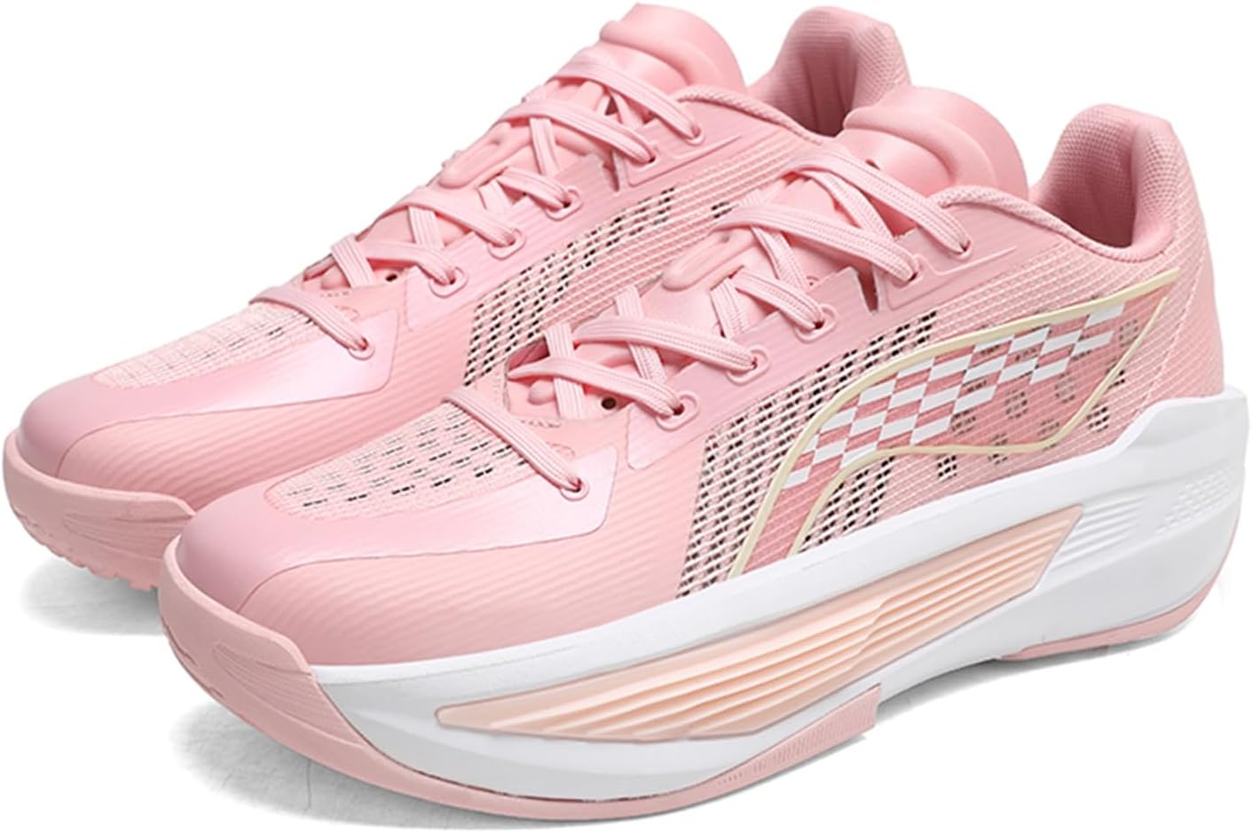 Мужские кожаные дышащие повседневные спортивные кроссовки с толстой подошвой, противоскользящие и амортизирующие, на шнуровке, низкие баскетбольные туфли, подходят для бега, занятий в спортзале и для ношения в университете Qaoterod, розовый
Мужские кожаные дышащие повседневные спортивные кроссовки с толстой подошвой, противоскользящие и амортизирующие, на шнуровке, низкие баскетбольные туфли, подходят для бега, занятий в спортзале и для ношения в университете Qaoterod, розовый