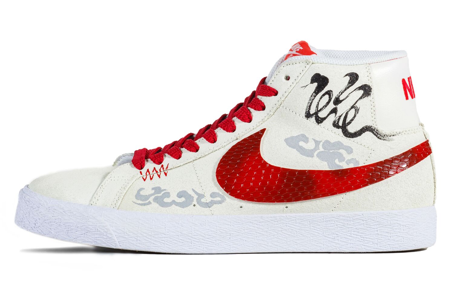 Nike Blazer Slip-Resistant Mid-Top Skateboard Shoes Men's Ecru
Nike Blazer Slip-Resistant Mid-Top Skateboard Shoes Men's Ecru