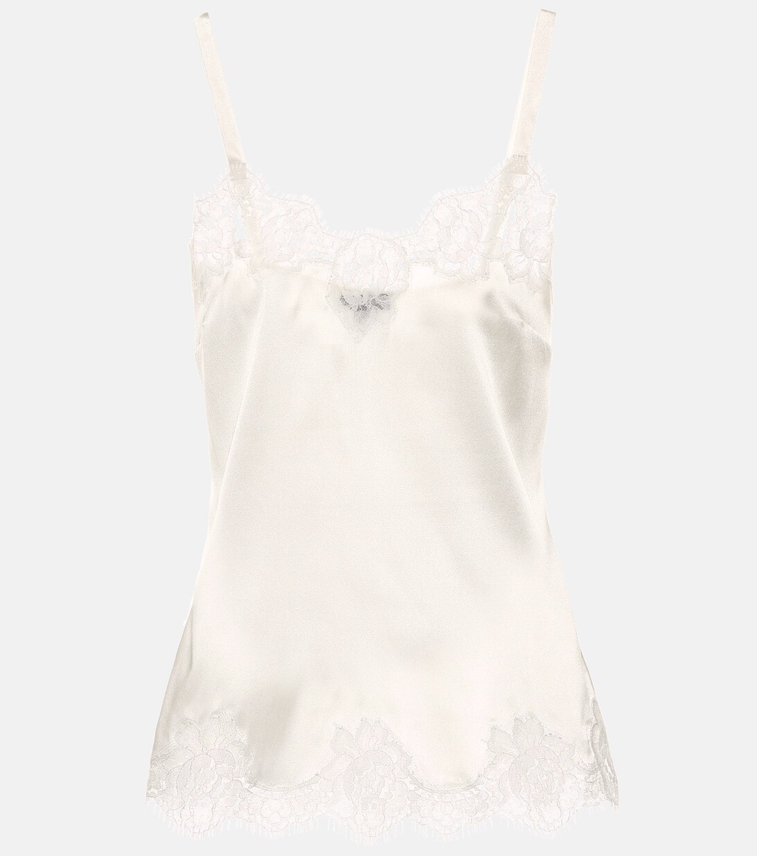 Атласная майка с кружевом DOLCE&GABBANA, белый
Атласная майка с кружевом DOLCE&GABBANA, белый