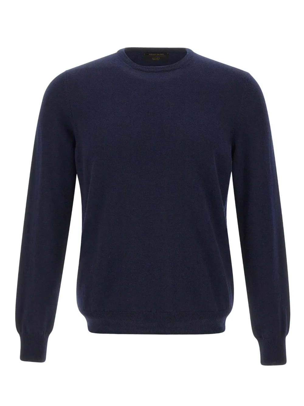 Вязаный свитер с круглым вырезом Gran Sasso, синий
Вязаный свитер с круглым вырезом Gran Sasso, синий