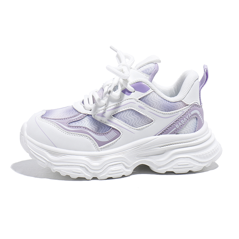 Нескользящая амортизирующая легкая амортизирующая низкая детская обувь для повседневной носки Babaya, фиолетовый/белый
Нескользящая амортизирующая легкая амортизирующая низкая детская обувь для повседневной носки Babaya, фиолетовый/белый
