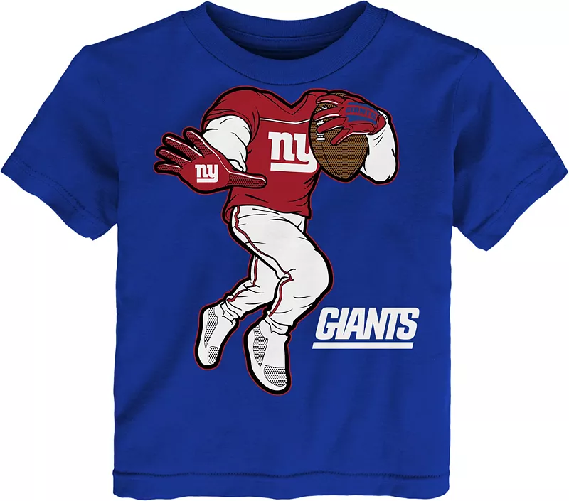 Одежда команды НФЛ Футболка New York Giants для малышей Stiff Arm Royal NFL Team Apparel
Одежда команды НФЛ Футболка New York Giants для малышей Stiff Arm Royal NFL Team Apparel