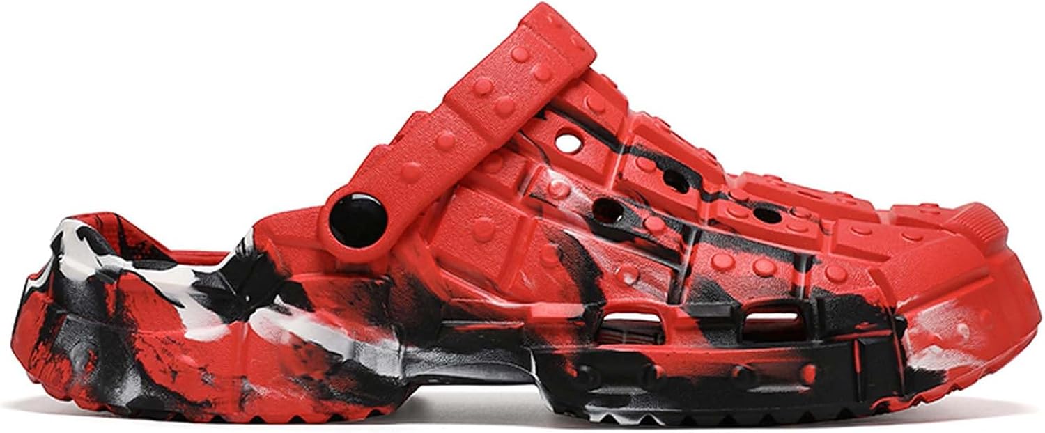 Мужские садовые сабо с вырезами, легкие, нескользящие повседневные тапочки для мужчин для активного отдыха на улице Generic, красный
Мужские садовые сабо с вырезами, легкие, нескользящие повседневные тапочки для мужчин для активного отдыха на улице Generic, красный