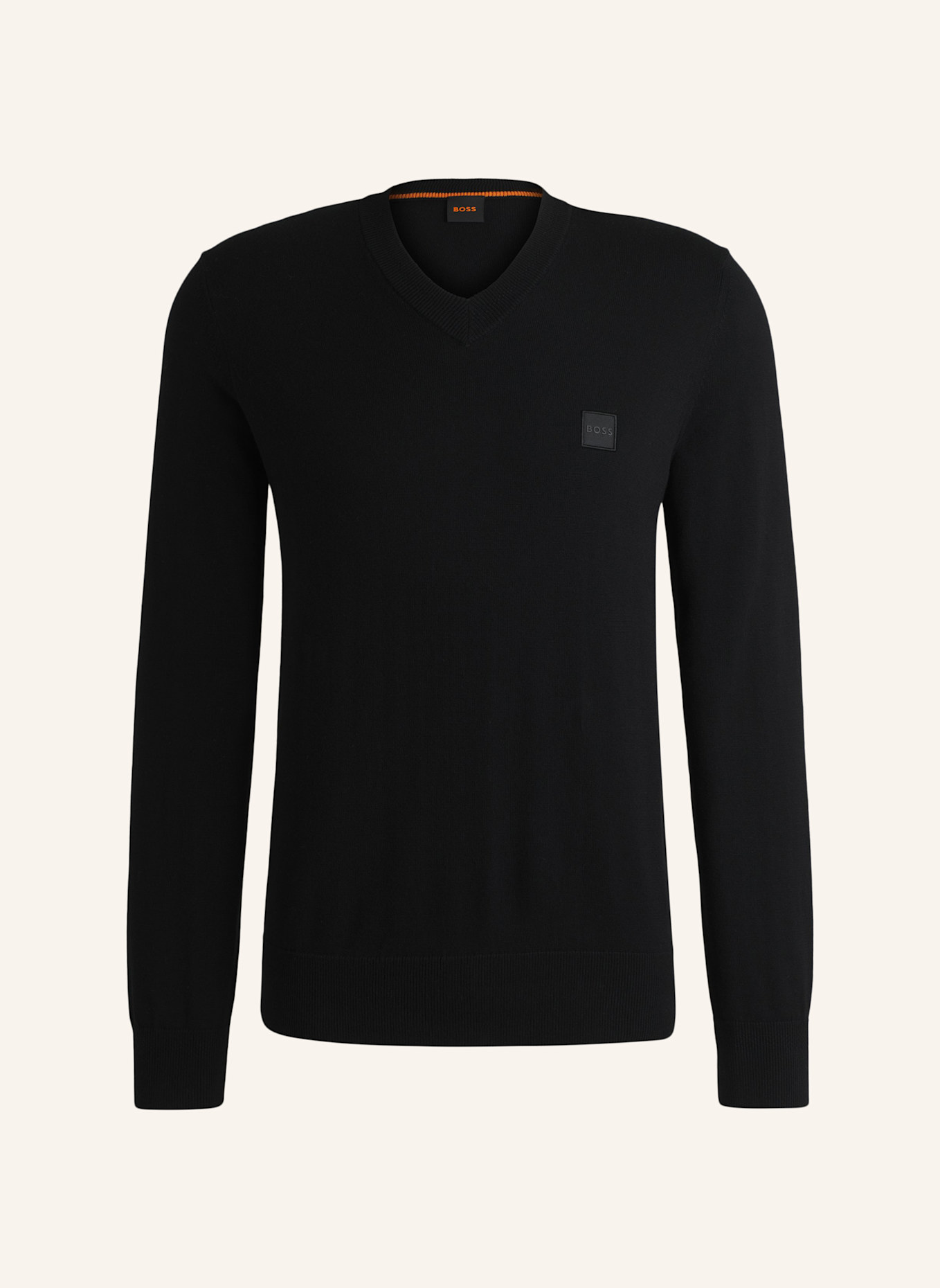 Свитер кановано_в_с обычного кроя Boss, черный
Свитер кановано_в_с обычного кроя Boss, черный