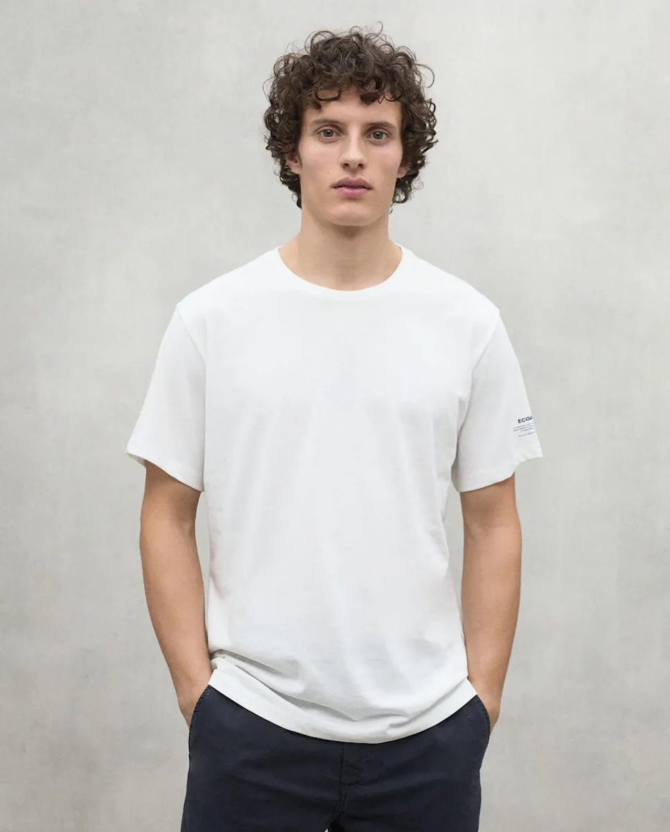 Мужская футболка с коротким рукавом и принтом на спине Ecoalf, белый
Мужская футболка с коротким рукавом и принтом на спине Ecoalf, белый