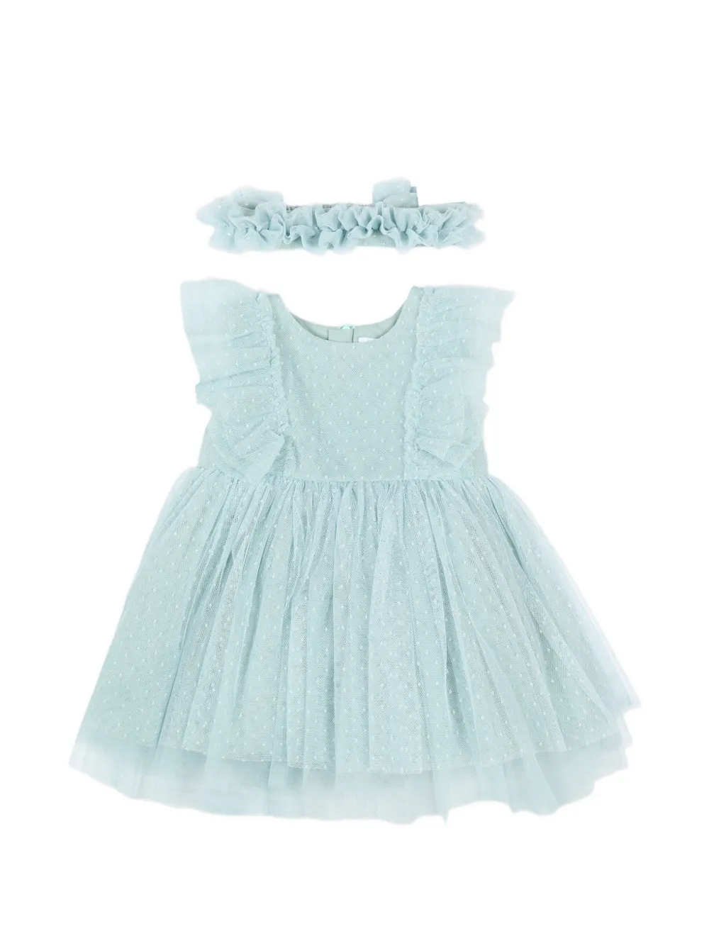 Платье с оборками и в горошек Mayoral, синий
Платье с оборками и в горошек Mayoral, синий