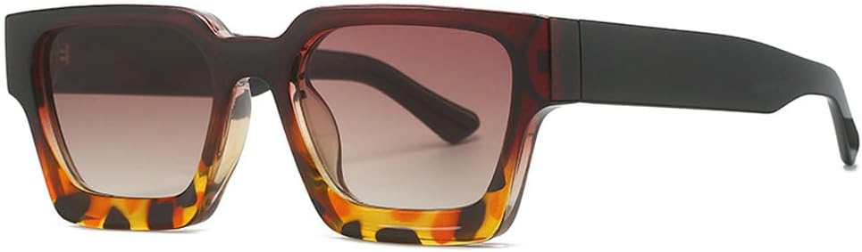 Модные женские квадратные солнцезащитные очки с прозрачными градиентными линзами в стиле ретро, мужские солнцезащитные очки UV400 с леопардовым принтом WNCKSQ, Brown Leopard Tea
Модные женские квадратные солнцезащитные очки с прозрачными градиентными линзами в стиле ретро, мужские солнцезащитные очки UV400 с леопардовым принтом WNCKSQ, Brown Leopard Tea