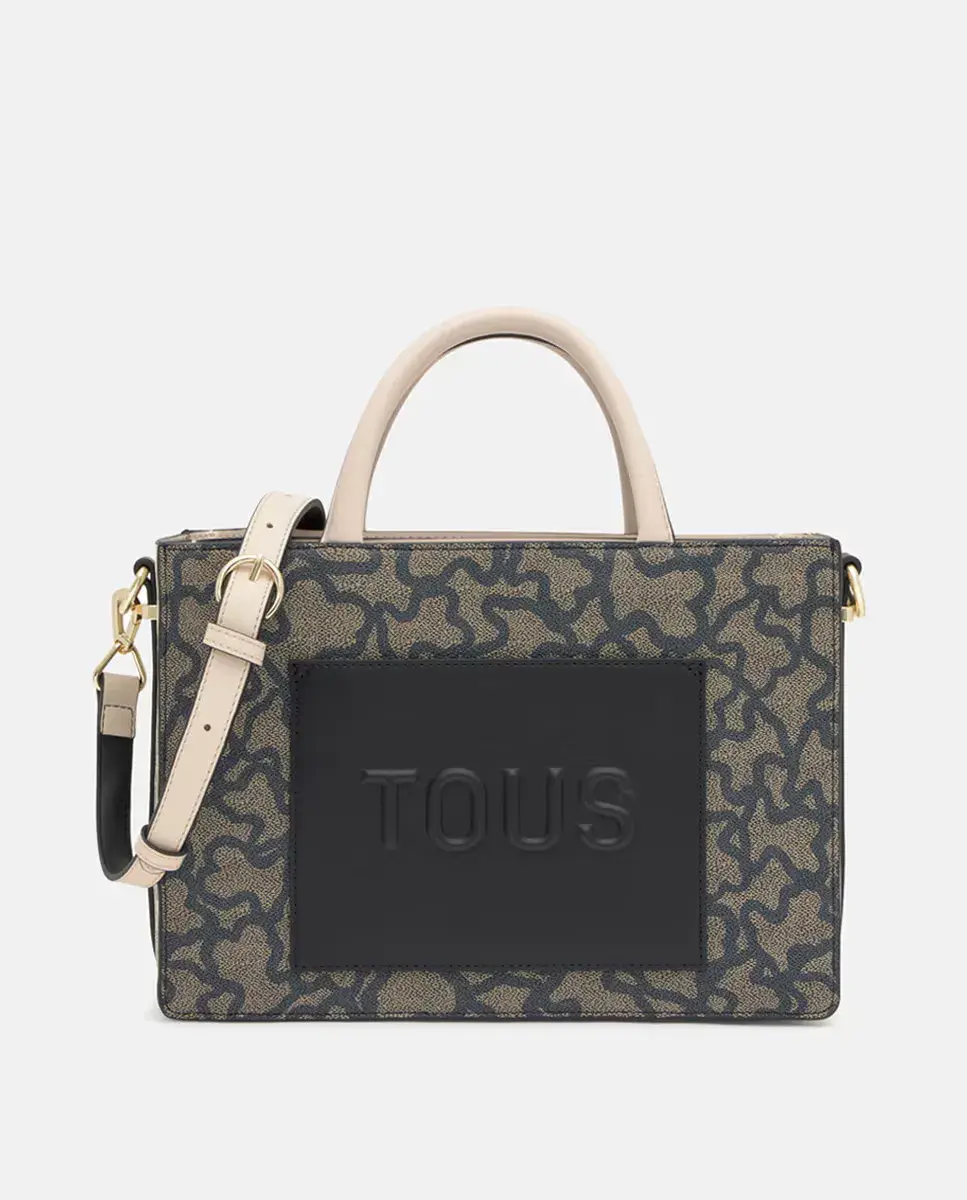 Сумка-шоппер среднего размера с застежкой-молнией и двойной ручкой Tous, черный
Сумка-шоппер среднего размера с застежкой-молнией и двойной ручкой Tous, черный