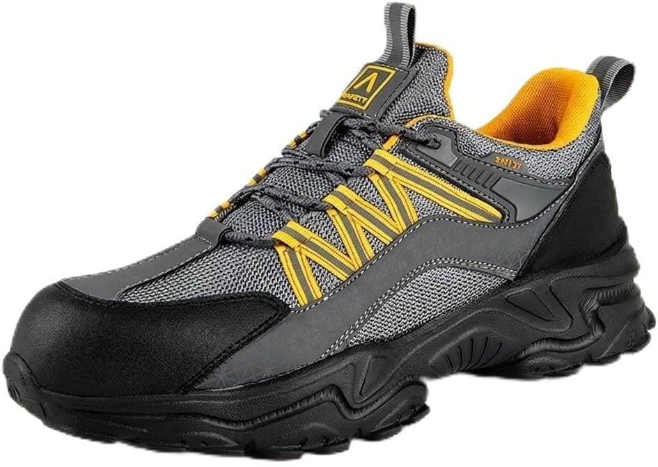 Мужские защитные ботинки с стальным носком, низкие, противопроколочные, кроссовки, сетчатые, легкие, для промышленного парка, черные и серые, размер США Flowergirr
Мужские защитные ботинки с стальным носком, низкие, противопроколочные, кроссовки, сетчатые, легкие, для промышленного парка, черные и серые, размер США Flowergirr