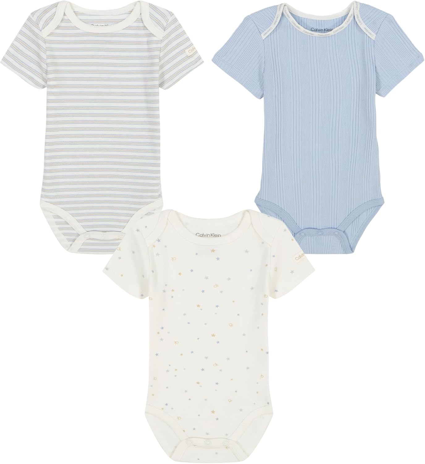 Комплект из 3-х боди Calvin Klein для мальчиков, Vanilla/Blue Fog
Комплект из 3-х боди Calvin Klein для мальчиков, Vanilla/Blue Fog