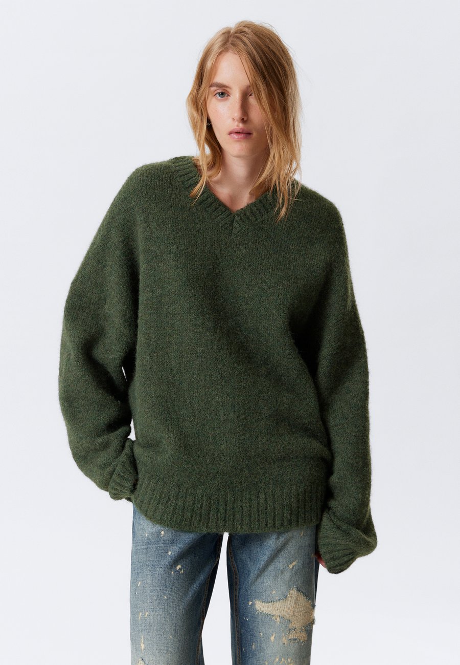 Джемпер Weekday Jumper, Dark Green Melange/Dark Green
Джемпер Weekday Jumper, Dark Green Melange/Dark Green
