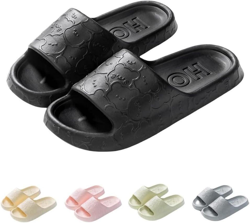 Милые шлепанцы с мишкой для женщин Albiva, черный
Милые шлепанцы с мишкой для женщин Albiva, черный