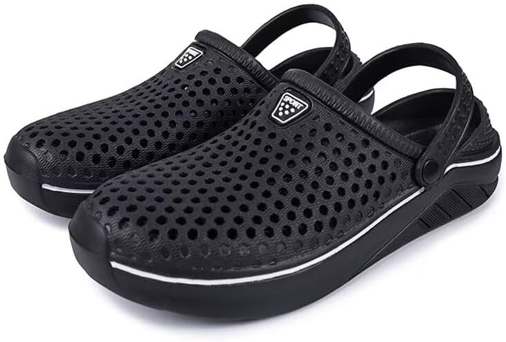 Мужские и женские модные нескользящие широкие шлепанцы для летней прогулки, пляжа, спорта и ванной Zonkacen, черный
Мужские и женские модные нескользящие широкие шлепанцы для летней прогулки, пляжа, спорта и ванной Zonkacen, черный