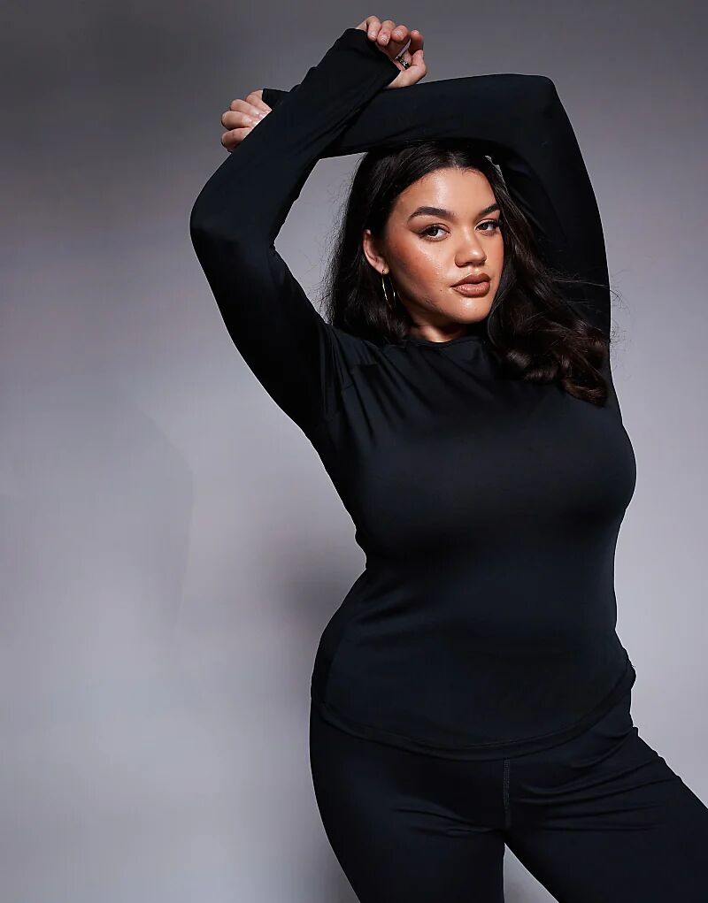 Футболка Curve Icon slim fit active с длинными рукавами черного цвета ASOS 4505
Футболка Curve Icon slim fit active с длинными рукавами черного цвета ASOS 4505