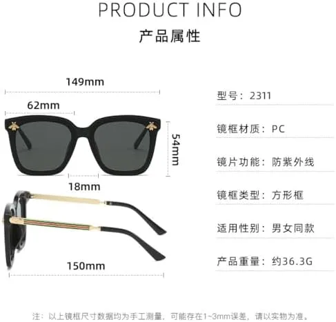 Женские солнцезащитные очки в модной оправе, мужские солнцезащитные очки для активного отдыха и вождения, очки с защитой от УФ-излучения UV400 MTZJH, Green
Женские солнцезащитные очки в модной оправе, мужские солнцезащитные очки для активного отдыха и вождения, очки с защитой от УФ-излучения UV400 MTZJH, Green