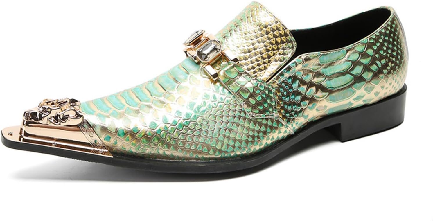 Мужские туфли, лоферы, повседневные деловые, на липучке, нарядные формальные, из натуральной кожи, большого размера, низкие с металлическим носком, для смокинга, размер 43 EU, зеленые Manyubei
Мужские туфли, лоферы, повседневные деловые, на липучке, нарядные формальные, из натуральной кожи, большого размера, низкие с металлическим носком, для смокинга, размер 43 EU, зеленые Manyubei