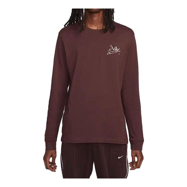 Футболка спортивная одежда премиум-класса, футболка с длинным рукавом Nike, коричневый
Футболка спортивная одежда премиум-класса, футболка с длинным рукавом Nike, коричневый