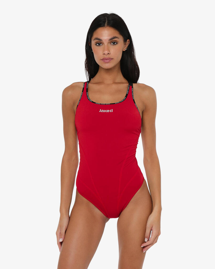 JAKED Красный синтетический купальник для женщин
JAKED Красный синтетический купальник для женщин