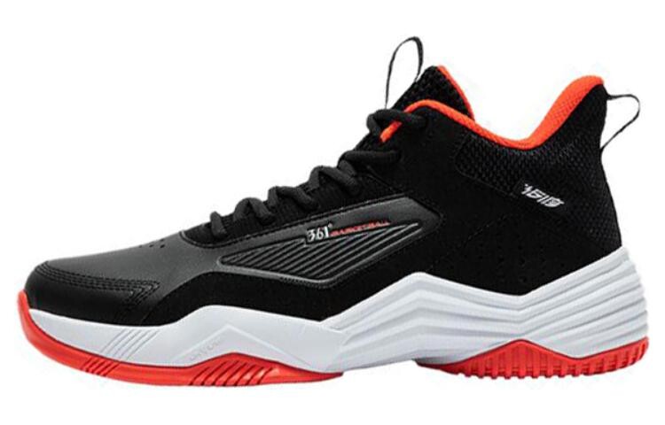 Баскетбольные кроссовки мужские среднего размера, черные/красные 361°
Баскетбольные кроссовки мужские среднего размера, черные/красные 361°