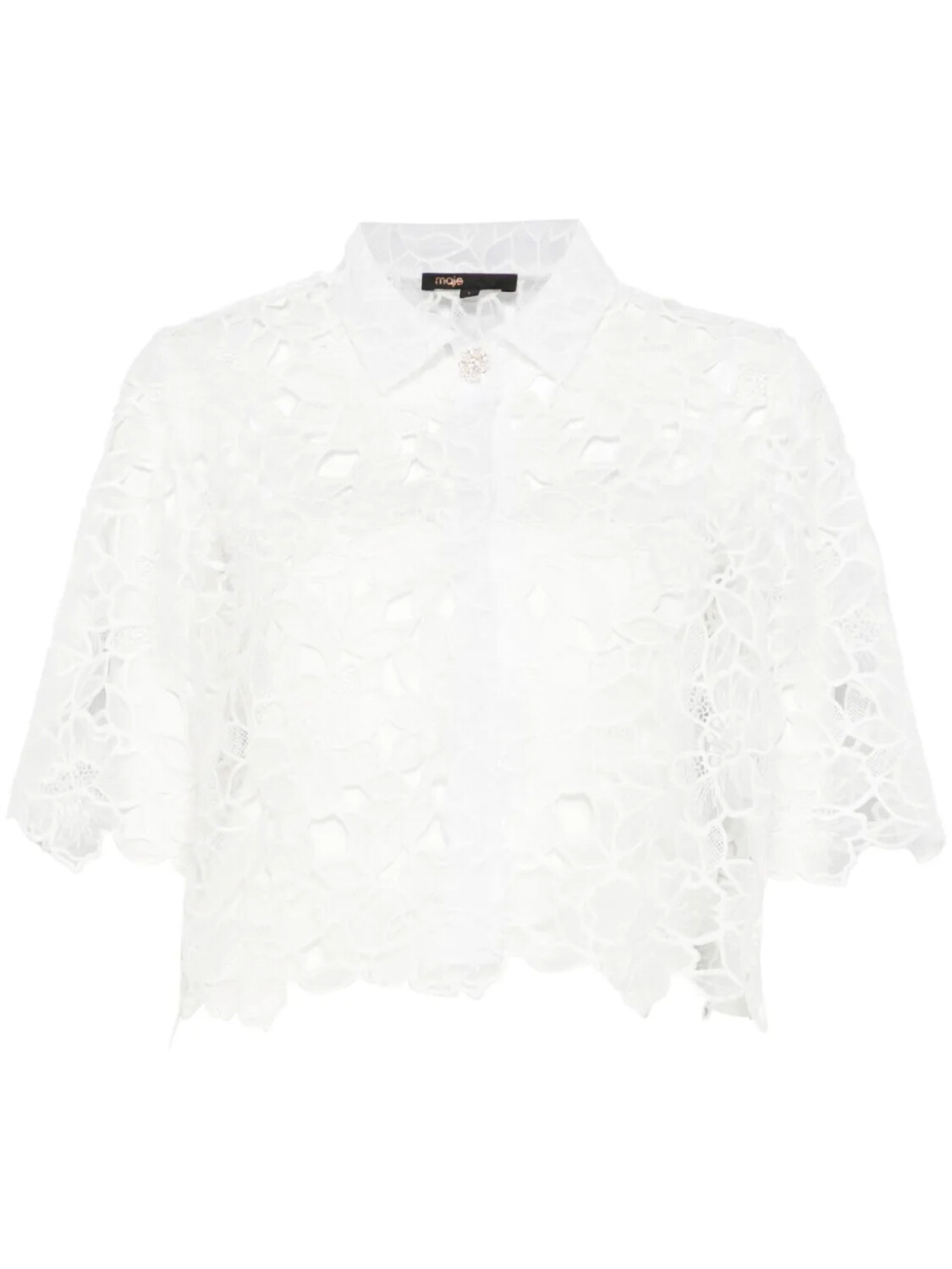 Maje кружевная рубашка, белый
Maje кружевная рубашка, белый