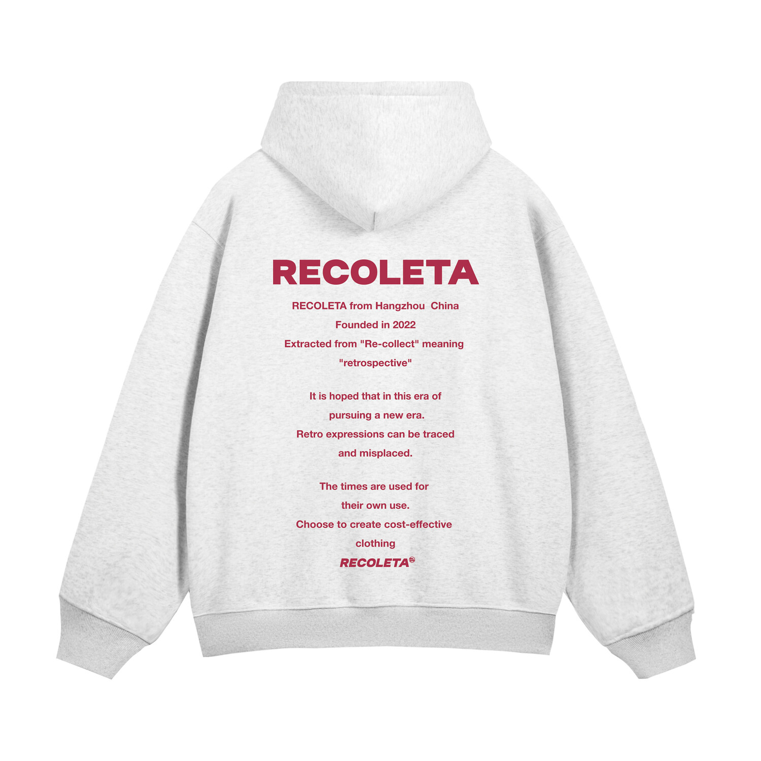 RECOLETA Толстовка унисекс, Черный
RECOLETA Толстовка унисекс, Черный