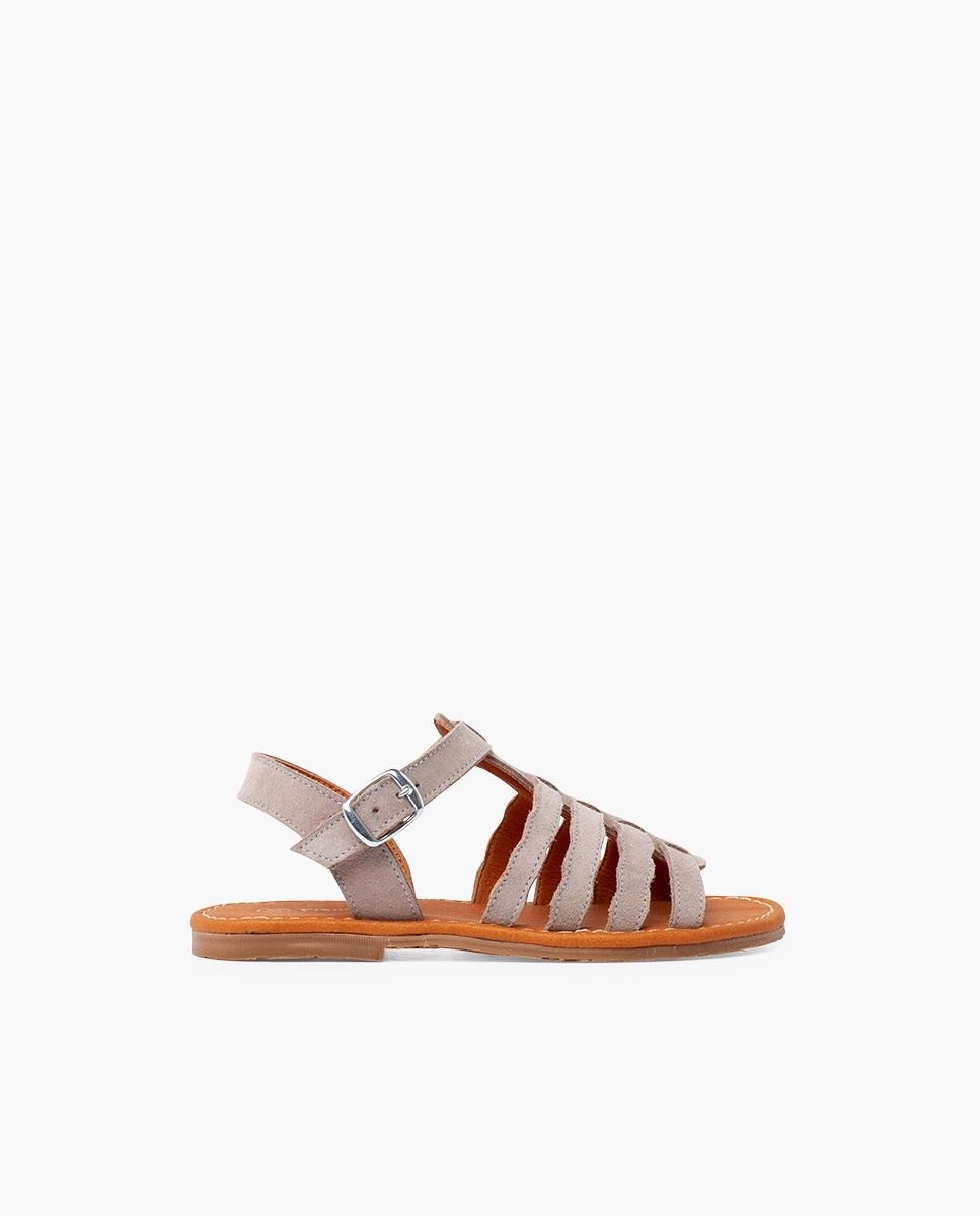 Открытые замшевые кожаные босоножки для девочки Pisamonas, бежевый
Открытые замшевые кожаные босоножки для девочки Pisamonas, бежевый