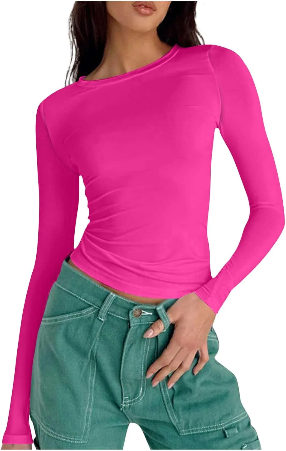 Женский лонгслив-кроп для тренировок Slim Fit
Женский лонгслив-кроп для тренировок Slim Fit