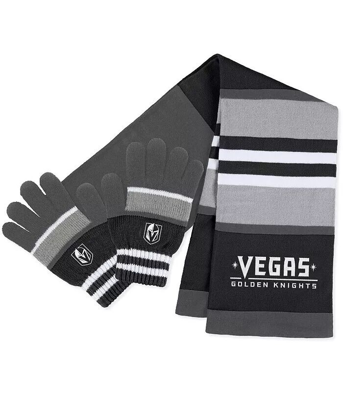 Женский комплект из перчаток и шарфа в полоску Vegas Golden Knights Wear By Erin Andrews, мультиколор
Женский комплект из перчаток и шарфа в полоску Vegas Golden Knights Wear By Erin Andrews, мультиколор