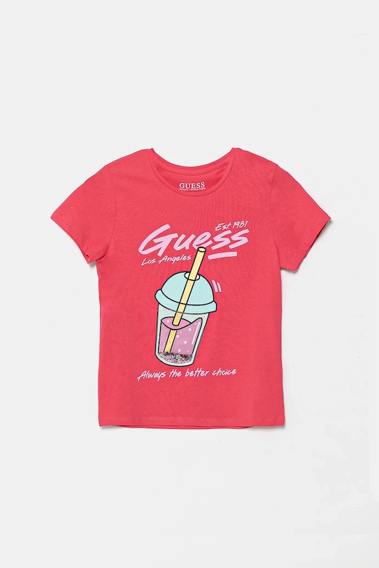 Детская футболка Guess, розовый
Детская футболка Guess, розовый