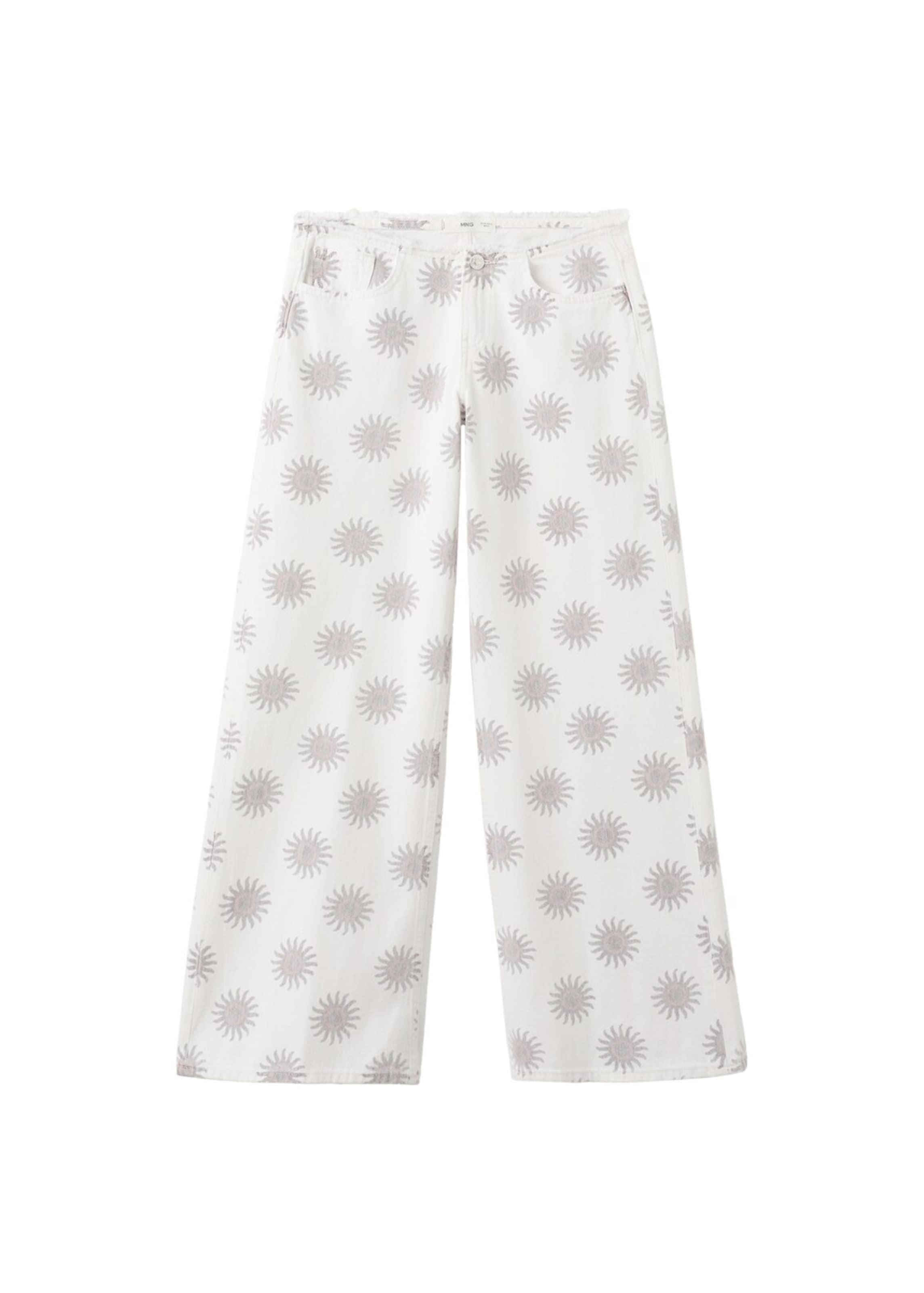 MANGO TEEN Широкие джинсы 'Sunrise' в цвете экрю
MANGO TEEN Широкие джинсы 'Sunrise' в цвете экрю