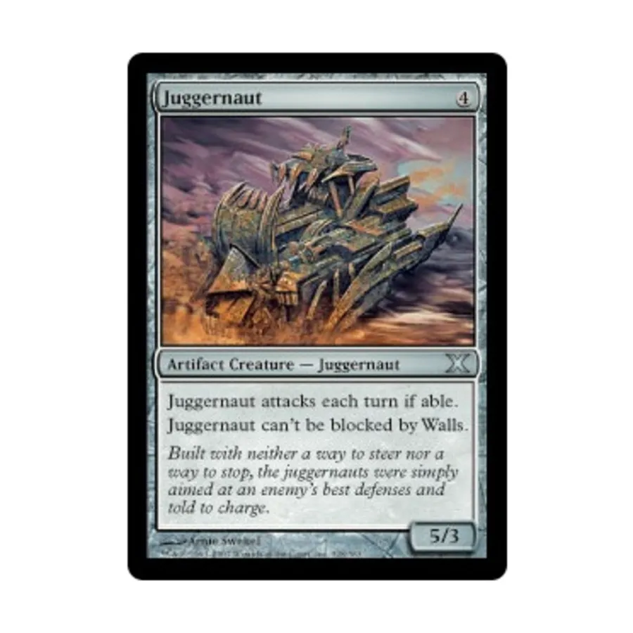 CCG Джаггернаут (U), MTG - 10th Edition
CCG Джаггернаут (U), MTG - 10th Edition