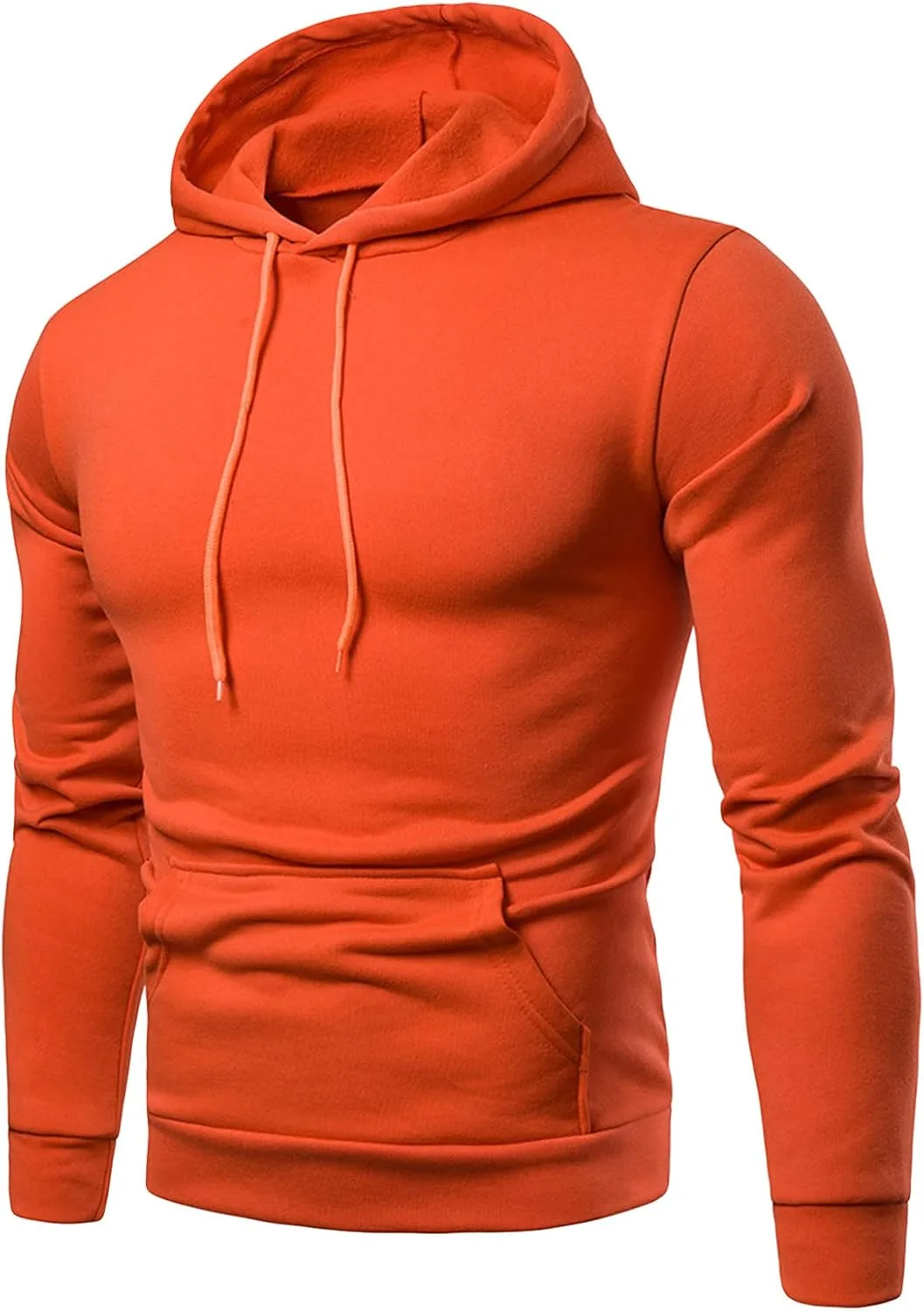 JEsilunmaMY мужские однотонные худи с длинными рукавами, карманом и Slim Fit
JEsilunmaMY мужские однотонные худи с длинными рукавами, карманом и Slim Fit