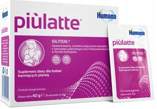 Humana Piulatte, Для кормящих женщин, 8 шт.
Humana Piulatte, Для кормящих женщин, 8 шт.